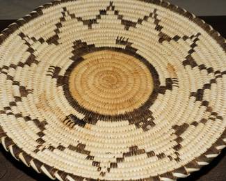 Vintage Native American turtle basket-Papago
