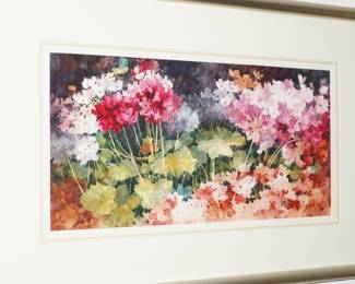 Floral watercolor by Diane Maxey
