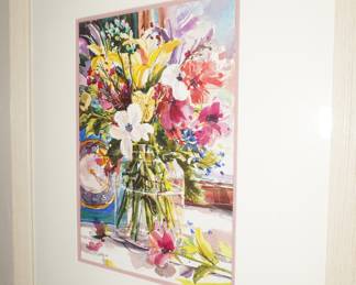 Floral watercolor by Betty Carr