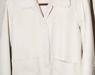 Brandon Thomas shearling & suede jacket