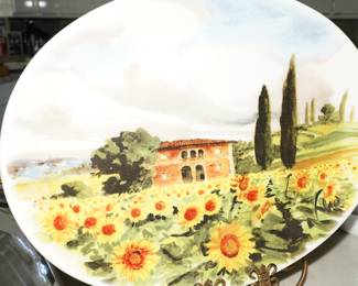 Sur la Table sunflower platter