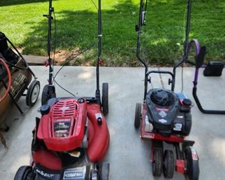 Troybuilt lawn mower and edger