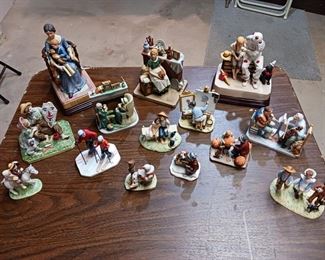Norman Rockwell Christmas village
