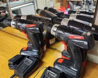 Drillmaster 2 drill and a battery set