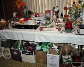 We have a lot of Holiday items and decorations.
