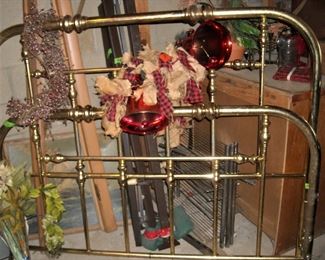 Brass bed - Headboard and Footboard.