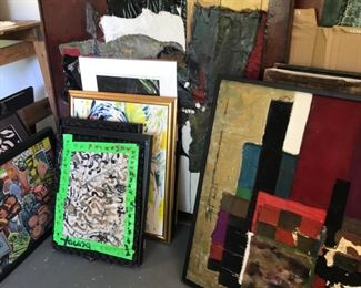 Purvis Young, Robert Vickers paintings and others