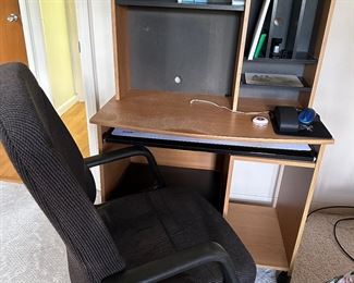 Desk and chair
