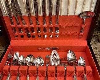 Silver plate flatware
