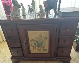Norman Rockwell Cabinet