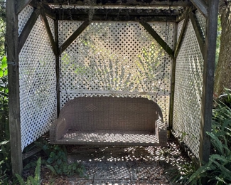 Gazebo is not for sale, only the swing.