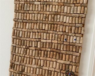 wine cork bulletin board