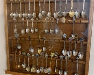 silverplate, stainless and pewter spoons from worldwide travels