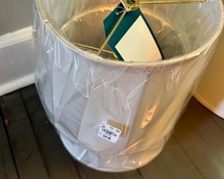 new with tags lamp shades
