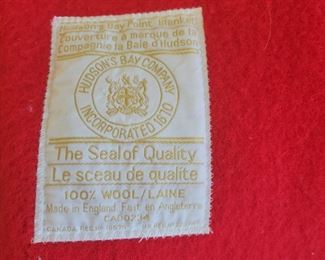 Hudson's bay blanket 