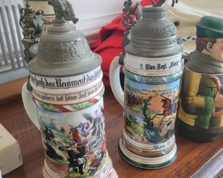 Regimental steins