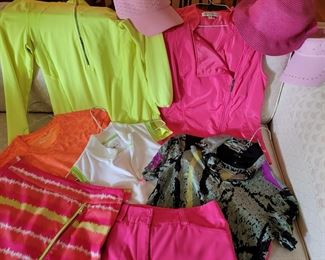 Cute, cute, cute Women's golf clothing, most are size Small