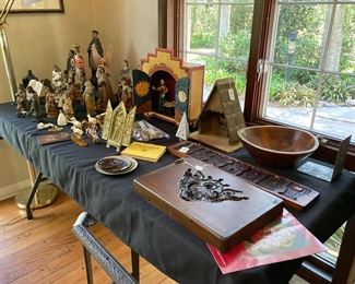 Collection of Italian and Latin American Santos.