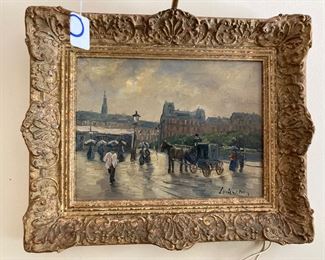 Oil on Board by Louis Pul