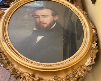 Pastel Ancestral Portrait