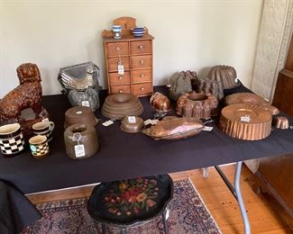 Collection of antique Molds