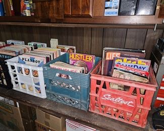 1960 & 70s Playboy, Life & Hustler Magazines!