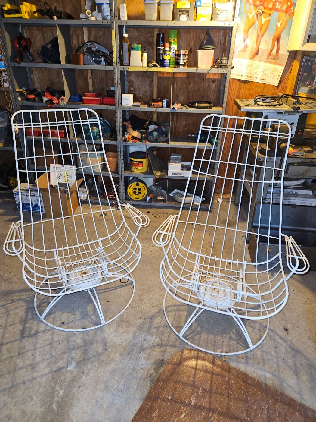 MCM Homecrest Wrought Iron Chairs & Cushions!
