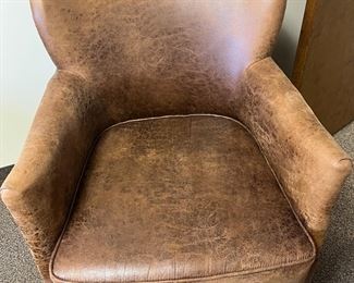 leather accent chair