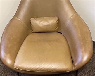 Italian leather chair