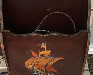 Vintage Magazine Holder 