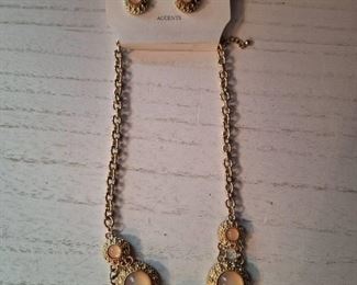 Hannah Accents Necklace and Earrings Set