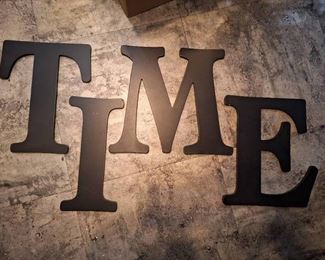 (4) 12 in Black Letters