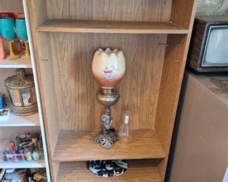 Brown Particle Board Shelf -Contents Not Included