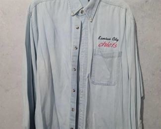 Size Medium Chiefs Button Up Shirt
