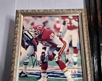 Autographed Donnie Edward's Kansas City Chiefs #59