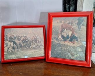 (2) Photographs of Kansas City Chiefs and Seattle Seahawks 1998 Game 5