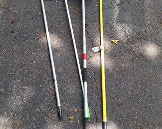 (4) Cleaning Long Handled Supplies ( Duster, Scrubber, Swifter and Squiggy)