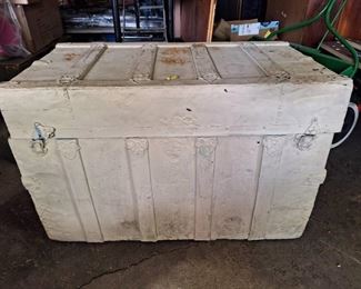 Antique White Trunk