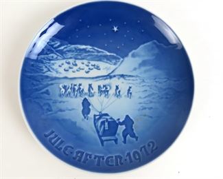 1972 B&G "Christmas in Greenland" Collector Plate - Made in Denmark 1972