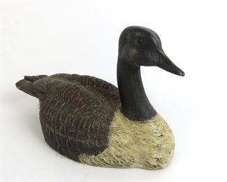 Heavy Resin Duck Decoy Décor