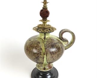 Beautiful Handmade Bulgar Oil Lamp - Made in Bulgaria
