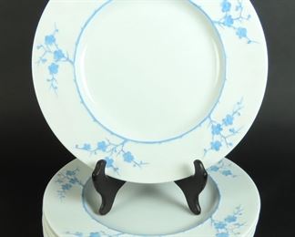 Lot of 8 Spode "Blanche de China" Dinner Plates - Made in England
