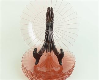 "Sierra" by Jeannette Pink Depression Glass