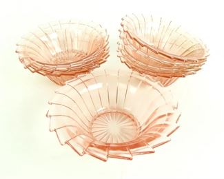 "Sierra" by Jeannette Pink Depression Glass