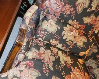 Lovely large chair & ottoman