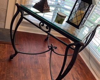 Iron and Glass and table