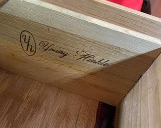 Young Hinkle, American made furniture, two dressers, two desks, two interchangeable hutch tops