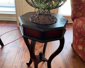 Occasional tables and decorative baskets