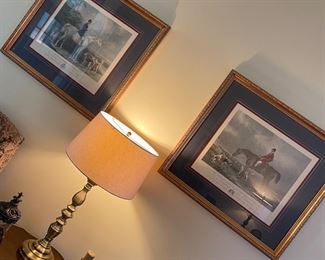 Horse and hound equine / engraved by BDW hacker