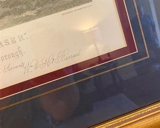 Horse and hound equine / engraved by BDW hacker